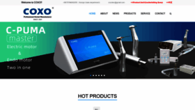 What Coxotec.com website looked like in 2023 (This year)