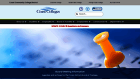 What Cccd.edu website looked like in 2023 (This year)