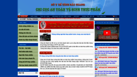 What Chicucattpbacgiang.com website looked like in 2023 (This year)