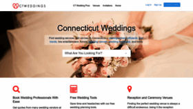 What Connecticut-weddings.com website looked like in 2023 (This year)