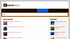 What Caferoid.com website looked like in 2023 (This year)