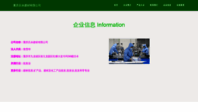 What Chongqinglvyang.com website looked like in 2023 (This year)