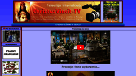 What Christusvincit-tv.pl website looked like in 2023 (This year)
