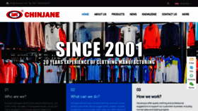 What Chinjane-sports.com website looked like in 2023 (This year)