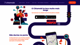 What Cittamobi.com.br website looked like in 2023 (This year)