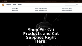 What Catsupplies.us website looked like in 2023 (This year)