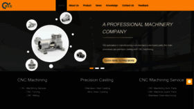 What Castingcncmachining.com website looked like in 2023 (This year)