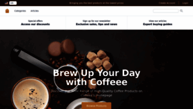 What Coffeee.uk website looked like in 2023 (This year)