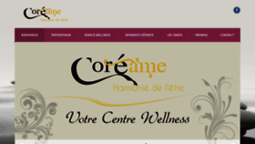 What Coreame.be website looked like in 2023 (This year)
