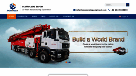 What Cnconcretepumptruck.com website looked like in 2023 (This year)