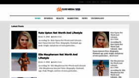 What Cluemediaweb.com website looked like in 2023 (1 year ago)