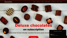 What Chocobux.com website looked like in 2023 (This year)