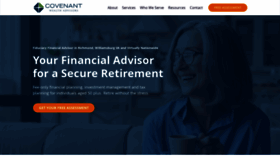 What Covenantwealthadvisors.com website looked like in 2023 (This year)
