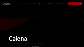 What Caiena.net website looked like in 2023 (1 year ago)