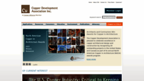What Copper.org website looked like in 2023 (This year)