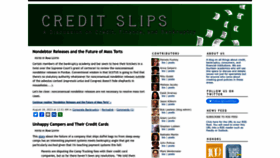 What Creditslips.org website looked like in 2023 (This year)