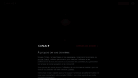 What Canalplus.com website looked like in 2023 (This year)
