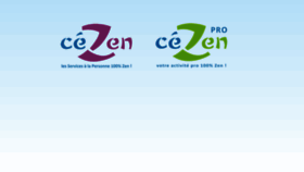 What Cezen.net website looked like in 2023 (This year)