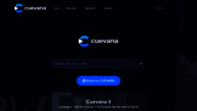 What Cuevana.co.com website looked like in 2023 (This year)