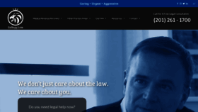 What Callagylaw.com website looked like in 2023 (This year)