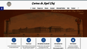 What Curteadeapelcluj.ro website looked like in 2023 (This year)