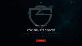 What Cocserver.co website looked like in 2023 (This year)