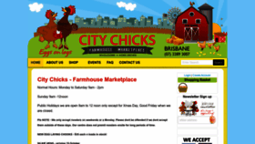 What Citychicks.com.au website looked like in 2023 (This year)