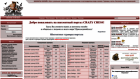 What Crazy-chess.ru website looked like in 2023 (This year)