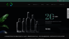 What Cnglassbottle.com website looked like in 2023 (This year)