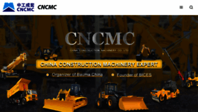 What Cncmcmachinery.com website looked like in 2023 (This year)