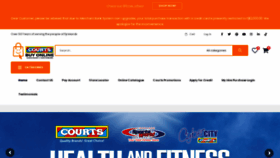 What Courts.com.fj website looked like in 2023 (This year)