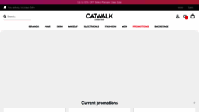 What Catwalk.com.au website looked like in 2023 (This year)