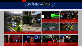 What Cronicaviva.com.pe website looked like in 2023 (This year)