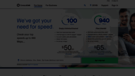 What Centurytel.com website looked like in 2023 (This year)