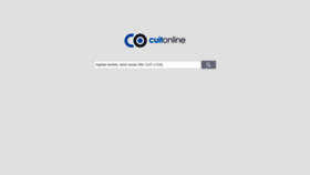 What Cuitonline.com website looked like in 2023 (This year)