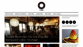 What Culinaryepicenter.com website looked like in 2023 (1 year ago)