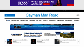 What Caymanmarlroad.com website looked like in 2023 (This year)