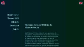What Chateauperche.com website looked like in 2023 (This year)