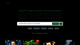 What Chat-gpt.pictures website looked like in 2023 (This year)