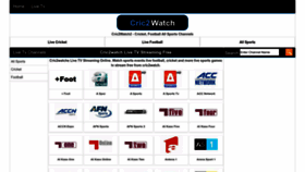 What Cric2watch.com website looked like in 2023 (This year)