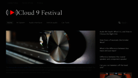 What Cloud9festival.co.uk website looked like in 2023 (This year)