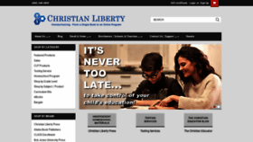 What Christianlibertypress.com website looked like in 2023 (This year)