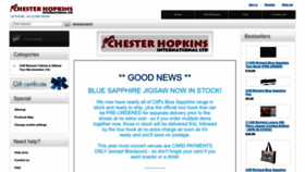 What Chesterhopkins.co.uk website looked like in 2023 (This year)