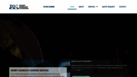 What Courierservicespro.co.uk website looked like in 2023 (This year)