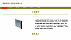 What Cdqingbao.com website looked like in 2023 (This year)