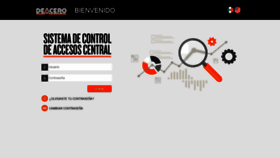 What Cxp.deacero.com website looked like in 2023 (This year)