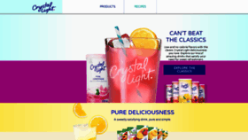 What Crystallight.com website looked like in 2023 (This year)