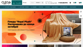 What Cleo-opt.ru website looked like in 2023 (1 year ago)