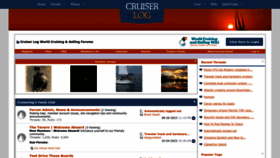 What Cruiserlog.com website looked like in 2023 (This year)