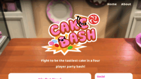 What Cake-bash.com website looked like in 2023 (1 year ago)